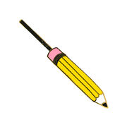 Pencil hair pin
